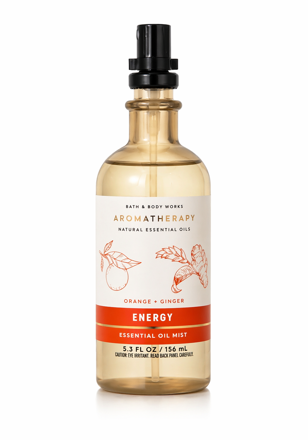 Bath & Body Works orange ginger energy aromatherapy essential oil mist uplifting citrus scent with natural essential oils