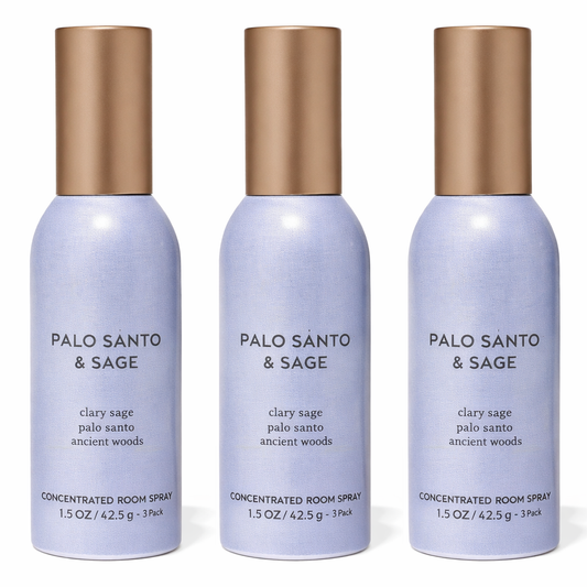 Palo Santo & Sage Room Spray 3-Pack | Long-Lasting Home Fragrance