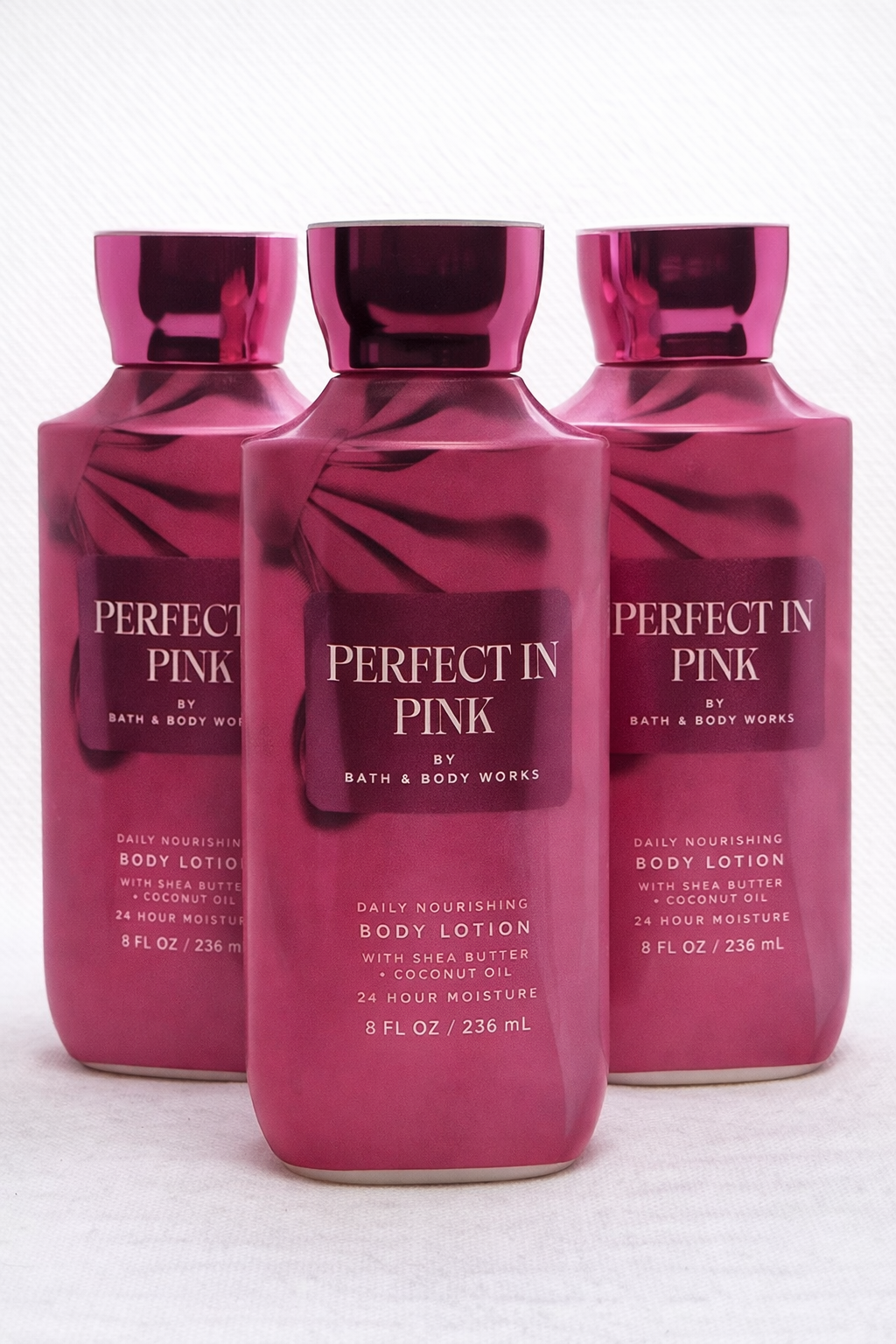 PERFECT IN PINK Bath & Body Works Body Lotion 3-Pack – 8 oz Each | My Wrinkles Gone