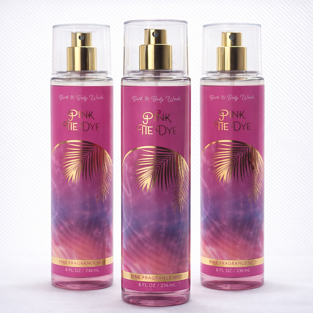 Pink Tie Dye Fragrance Mist 8 Fl Oz / 236 Ml / 236 Ml (Pack Of 3)