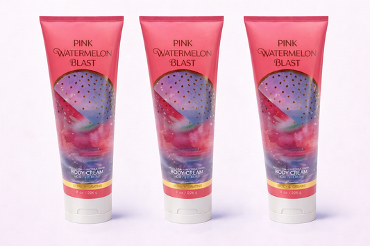 PINK WATERMELON BLAST Body Cream 8 oz (Pack of 3) | Ultra Moisturizing