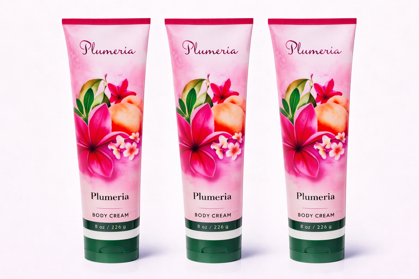 PLUMERIA Body Cream 8 oz (Pack of 3) | Ultra Moisturizing