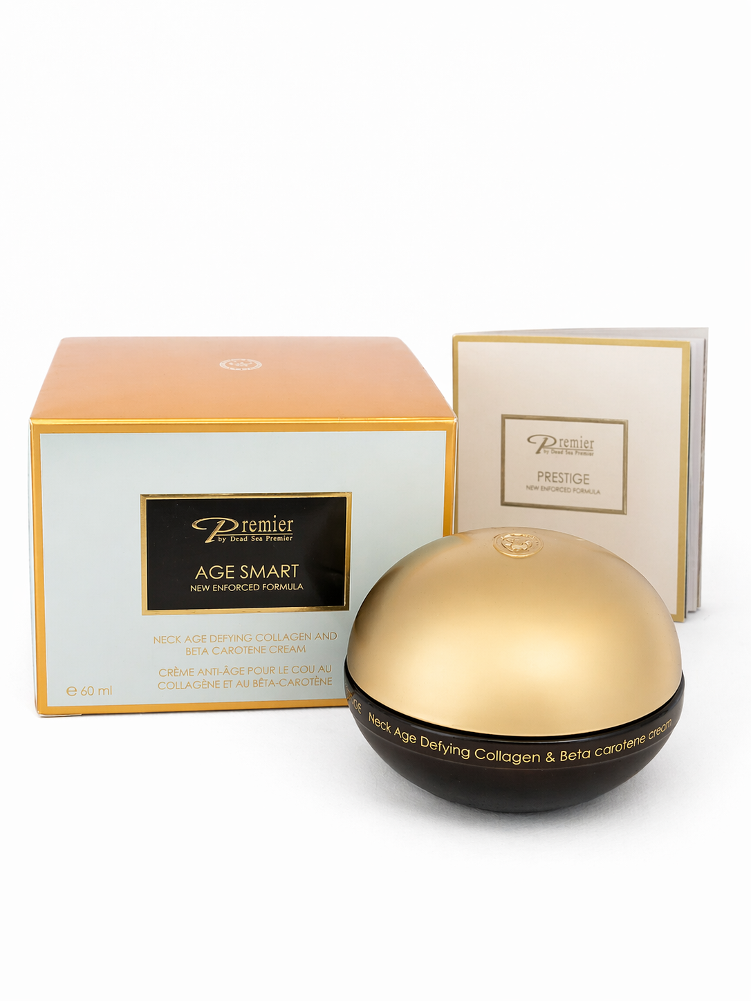 Premier AGE SMART Neck Cream Jar Texture Collagen Anti Aging Moisturizer Luxury Skincare