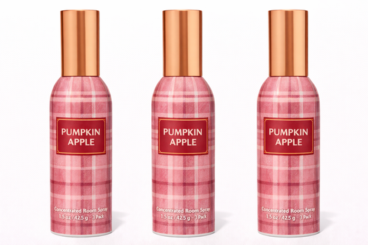 Pumpkin Apple Room Spray 3-Pack | Long-Lasting Home Fragrance