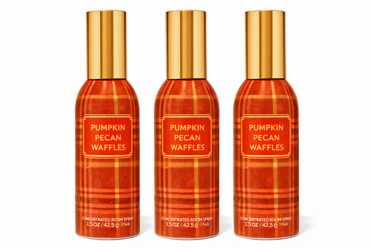 Pumpkin Pecan Waffles Room Spray 3-Pack | Long-Lasting Home Fragrance