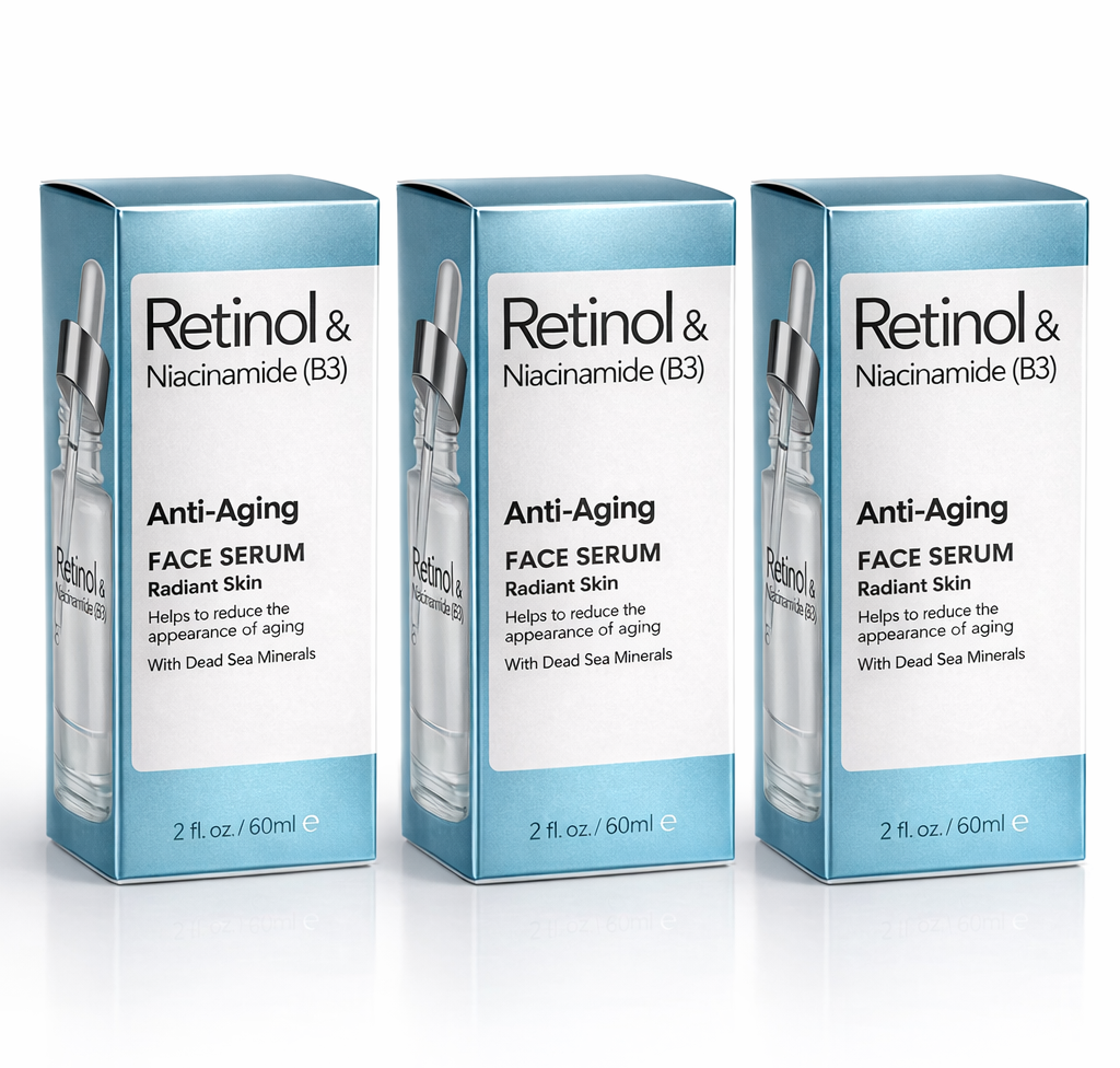 Retinol & Niacinamide Anti-Aging Serum 3-Pack | My Wrinkles Gone