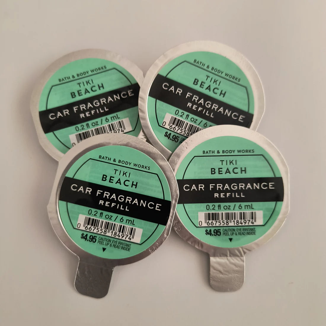 Bath & Body Works MANGO MAI TAI car fragrance refill 4 pack air freshener long lasting scent for car MWG