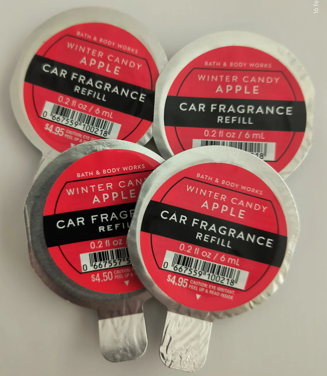 Bath & Body Works PUMPKIN APPLE car fragrance refill 4 pack air freshener long lasting scent for car MWG