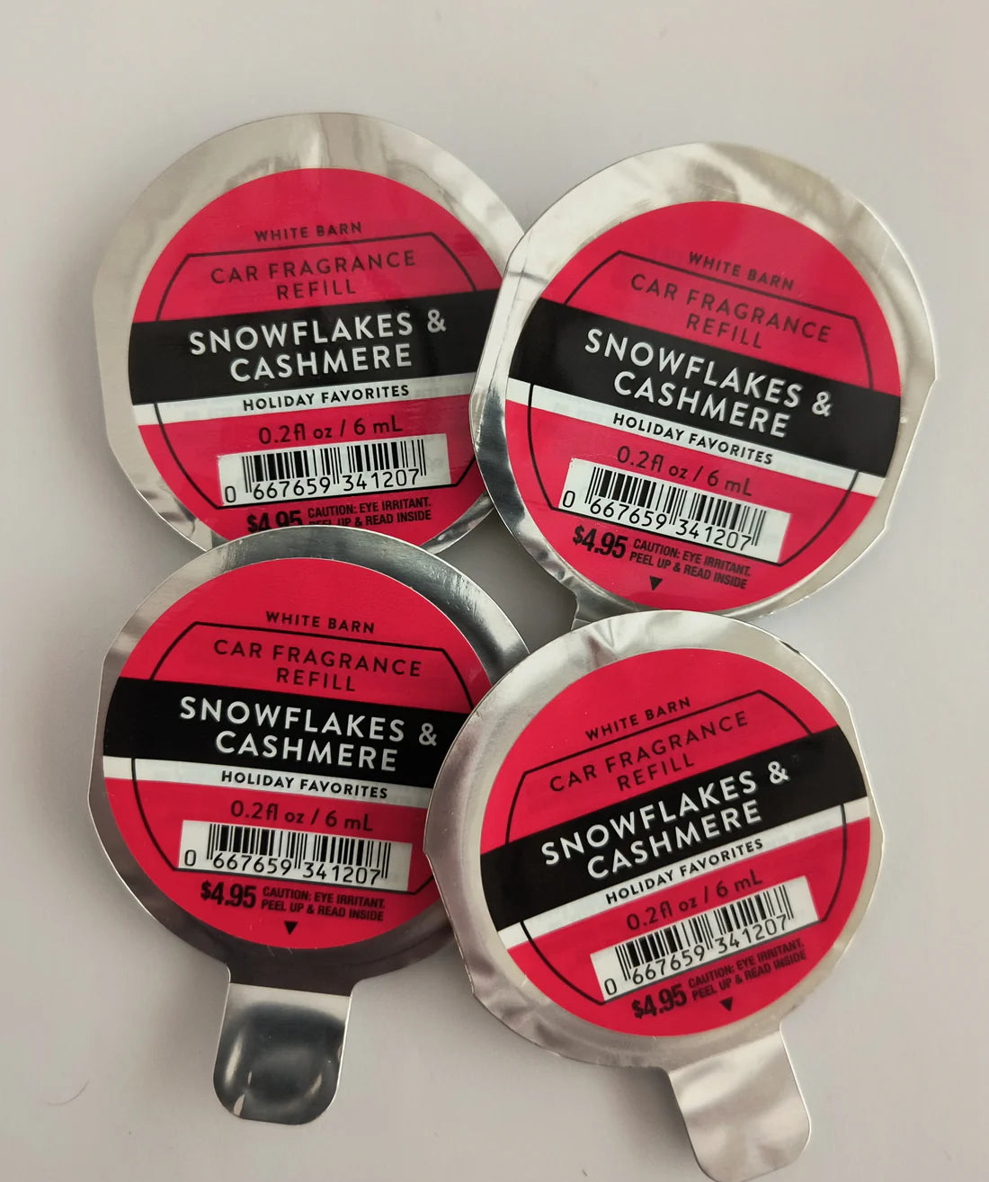 Bath & Body Works LAKESIDE MORNING car fragrance refill 4 pack air freshener long lasting scent for car MWG