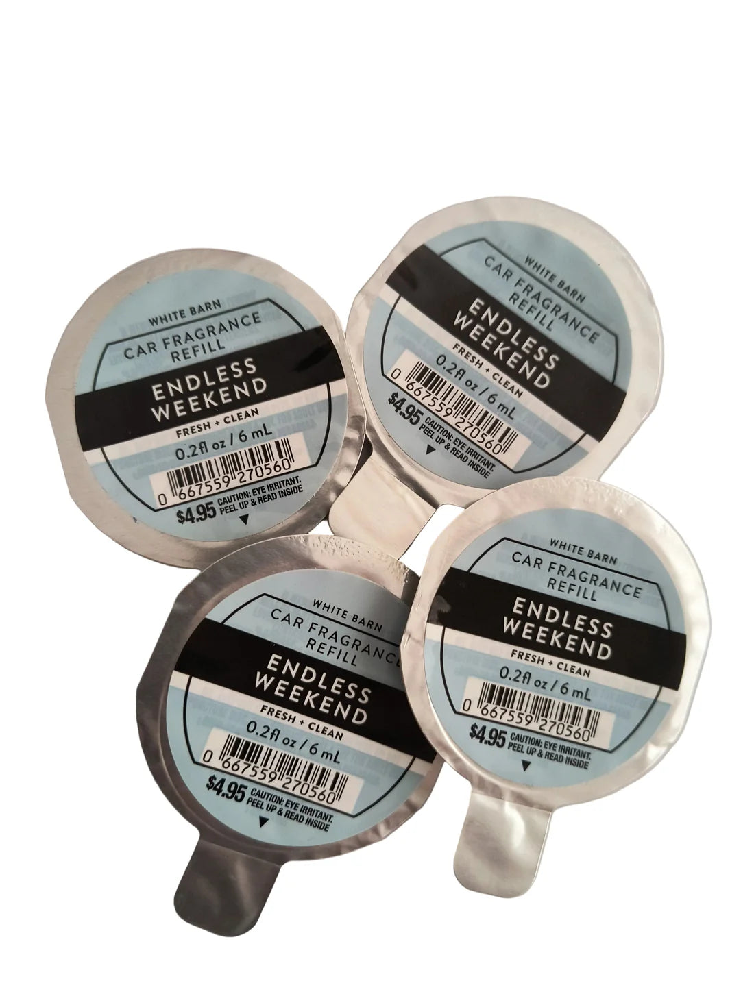 Bath & Body Works CHAMPAGNE TOAST car fragrance refill 4 pack air freshener long lasting scent for car MWG