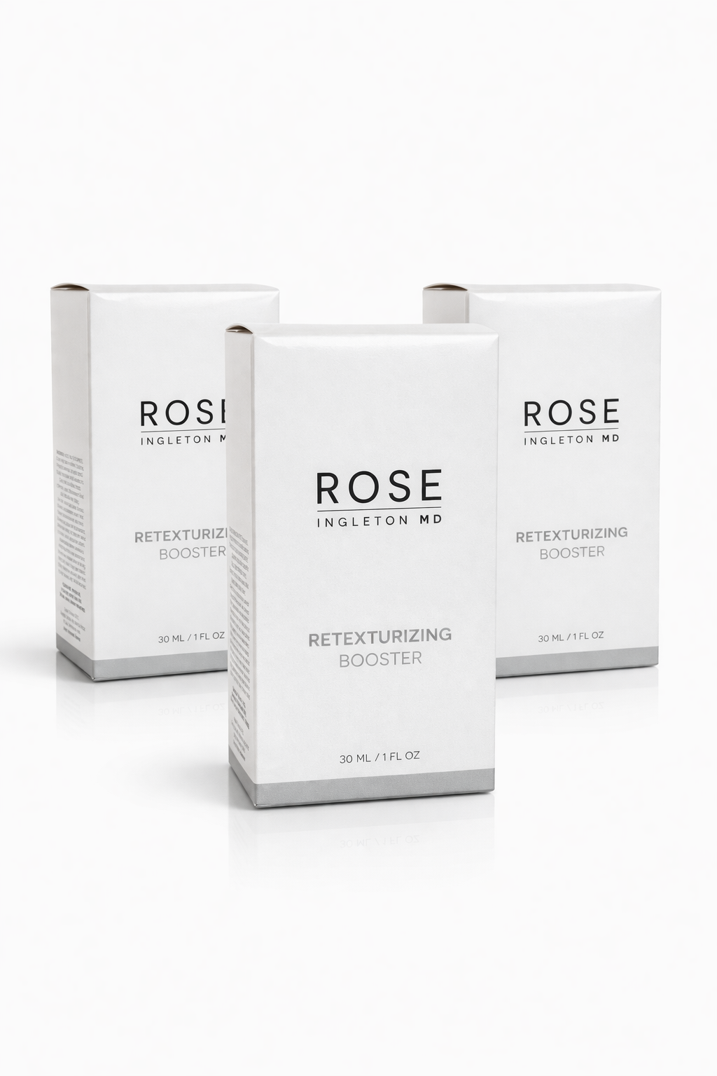 Rose Ingleton MD Retexturizing Booster 3 pack anti aging serum 30ml bundle best value white background My Wrinkles Gone skincare