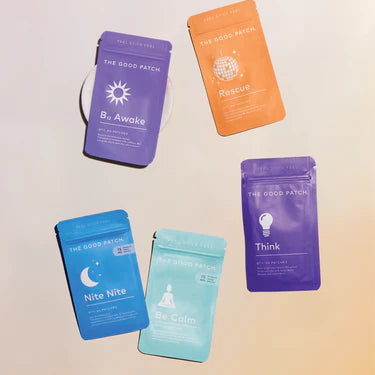 wellness patch starter set variety pack sleep stress energy focus recovery patches the good patch