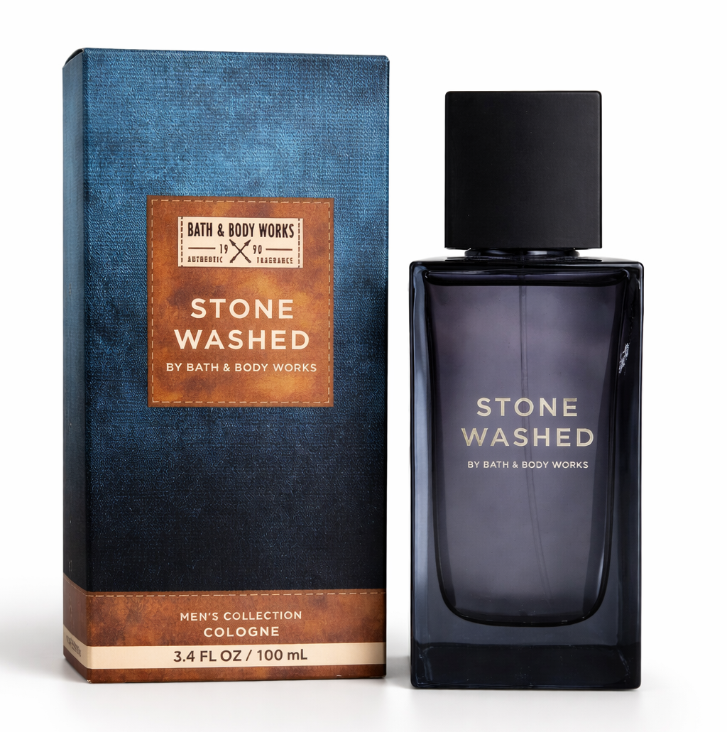 Bath & Body Works Stone Washed Cologne 3.4 oz Men’s Fragrance – Fresh Clean Masculine Scent Long Lasting | My Wrinkles Gone