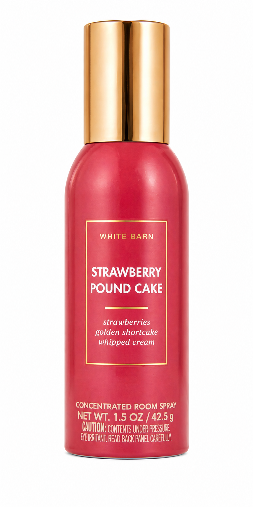 Bath & Body Works STRAWBERRY POUND CAKE room spray 1.5 oz sweet gourmand fragrance home air freshener