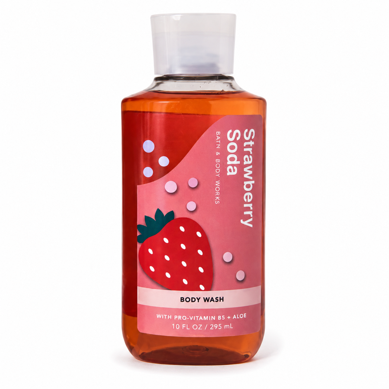 Bath & Body Works STRAWBERRY SODA body wash bottle