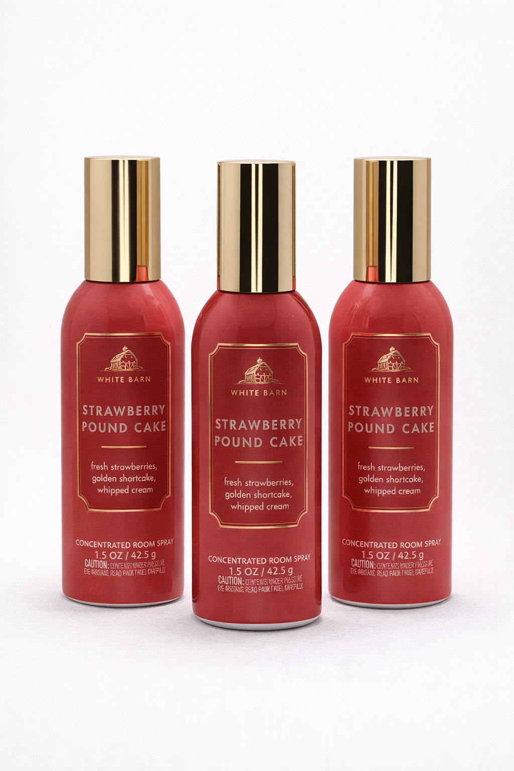 STRAWBERRY POUND CAKE Bath & Body Works Room Spray 3-Pack – 1.5 oz Each | My Wrinkles Gone