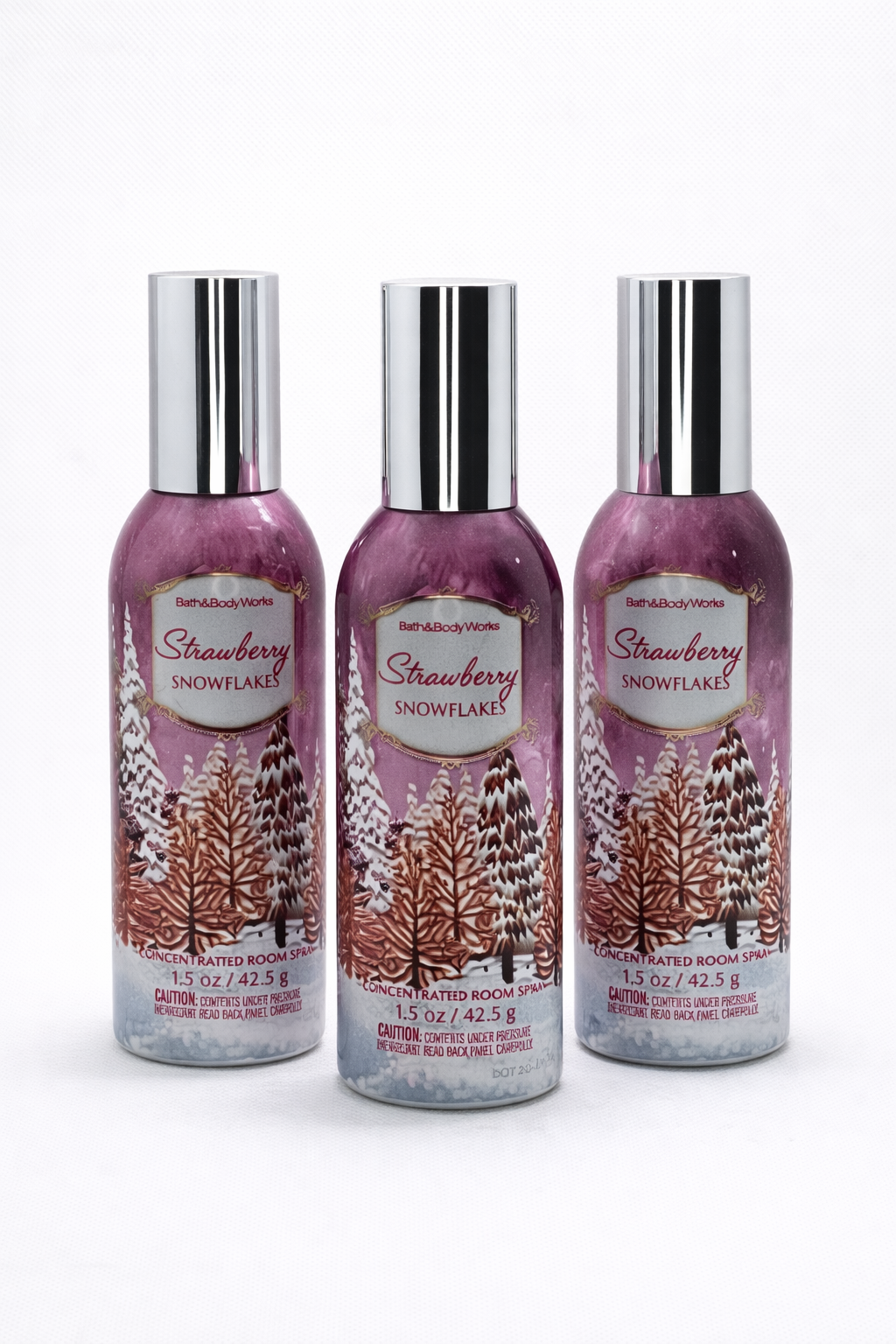 STRAWBERRY SNOWFLAKES Bath & Body Works Room Spray 3-Pack – 1.5 oz Each | My Wrinkles Gone
