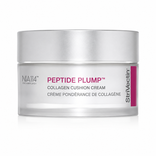 STRIVECTIN Peptide Plump™ Collagen Cushion Cream 1.7 oz premium anti-aging moisturizer with peptides designed to help hydrate, smooth, and visibly plump the appearance of skin.