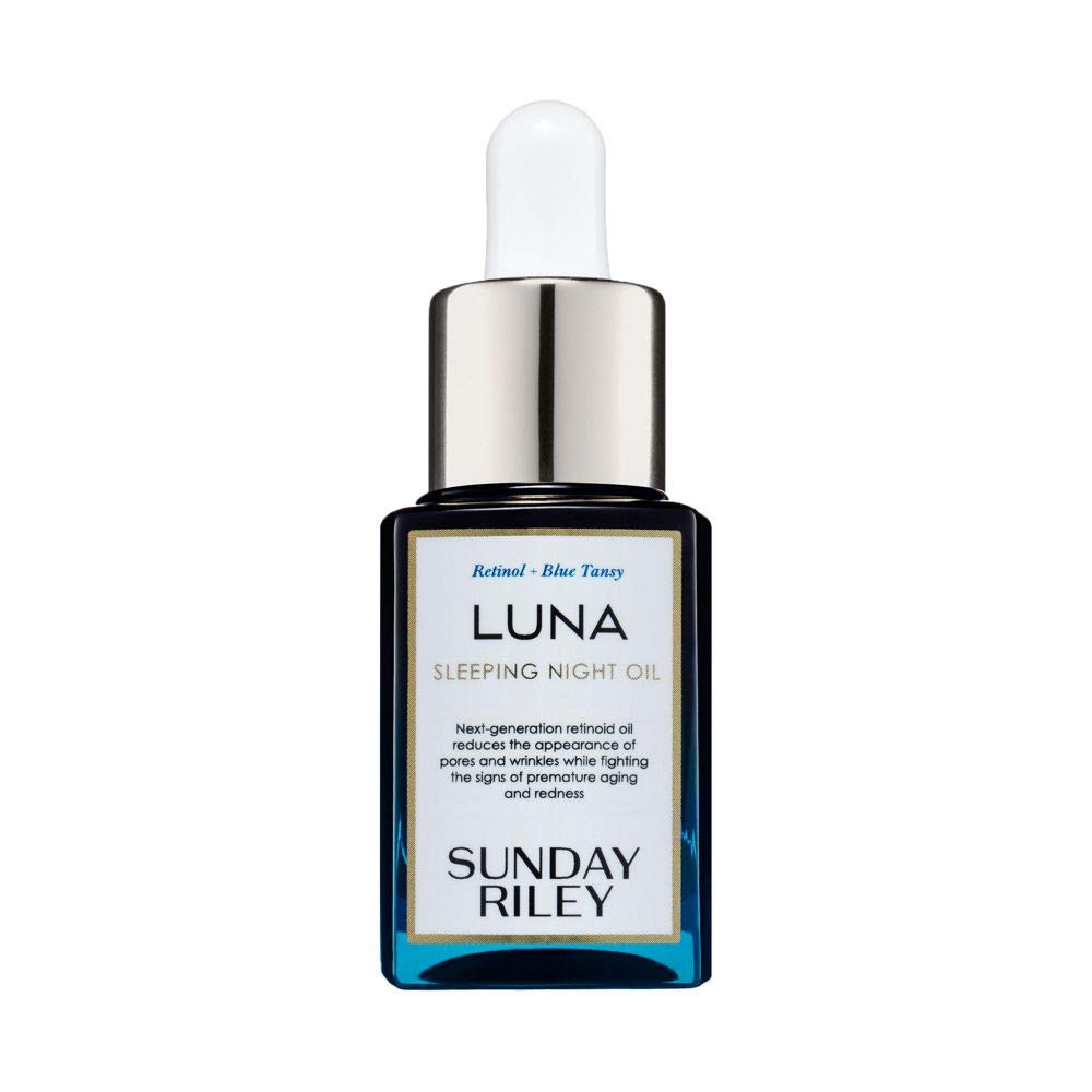 Sunday Riley Luna Retinol Sleeping Night Face Oil Anti Aging Retinol Treatment for Wrinkles Fine Lines Overnight Skincare My Wrinkles Gone