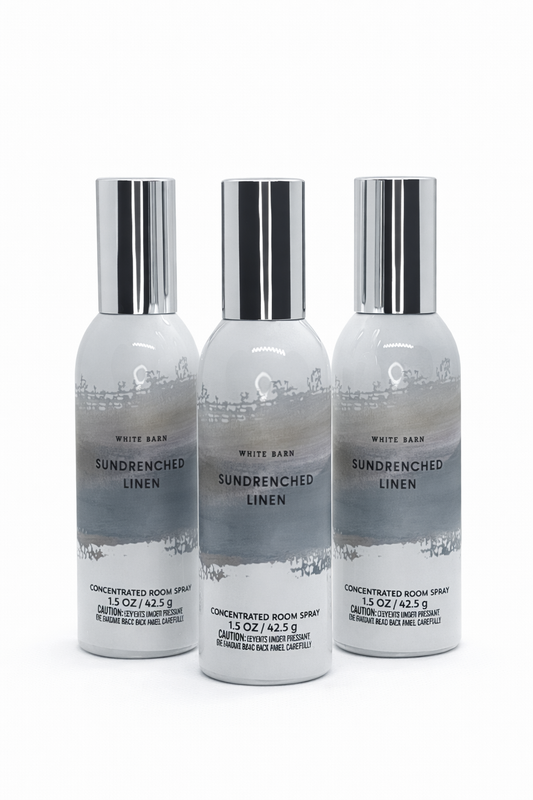 Sundrenched Linen Room Spray 3 Room Spray 3 Pack | Home Fragrance 1.5 Oz / 42.5 G