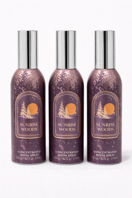 Sunrise Woods Room Spray 3-Pack | Long-Lasting Home Fragrance
