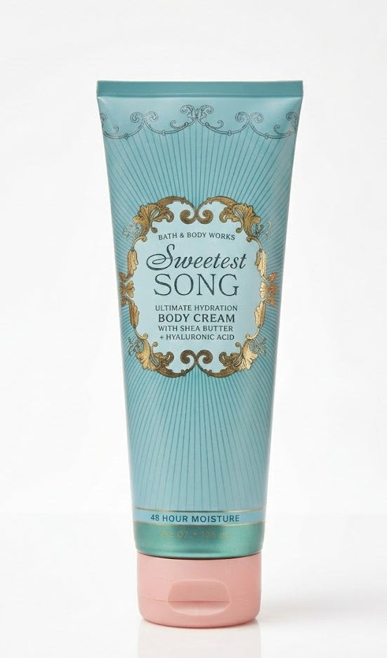 SWEETEST SONG Bath & Body Works Ultimate Hydration Body Cream 8 oz with shea butter and hyaluronic acid