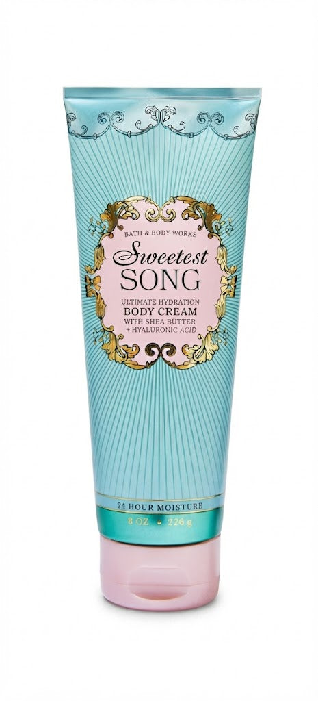 Bath & Body Works SWEETEST SONG Ultimate Hydration Body Cream 8 oz
