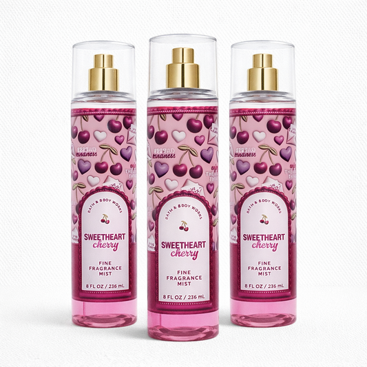 Sweetheart Cherry Fragrance Mist 8 Fl Oz / 236 Ml / 236 Ml (Pack Of 3)