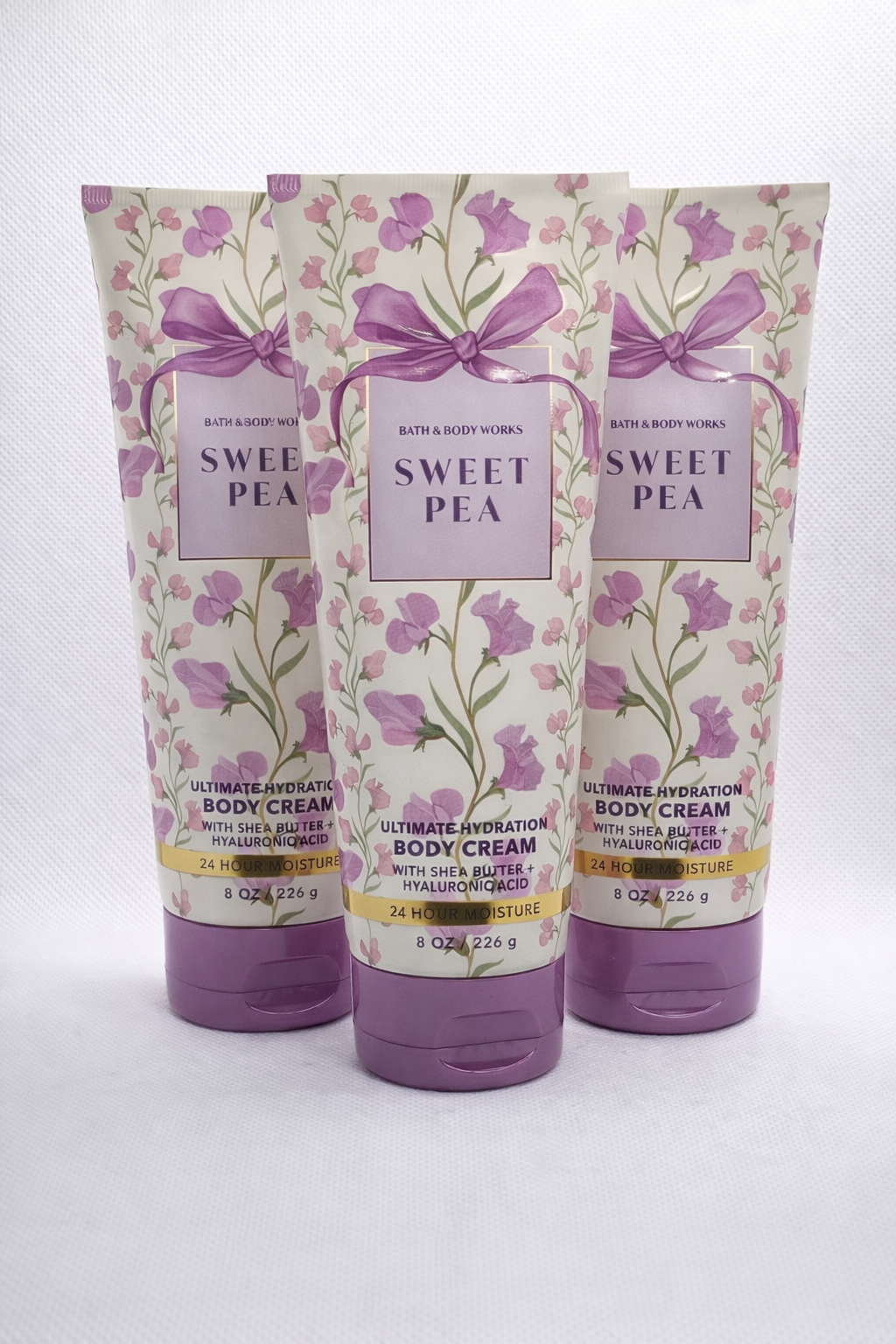 Sweet Pea Body Cream 8 Oz / 226 G (Pack Of 3) | Ultra Moisturizing