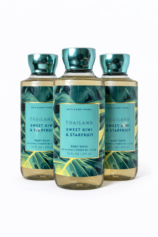 Body Wash Pack of 3 – THAILAND 10 FL OZ / 295 ML | SHOWER GEL – Gentle Daily Cleanser – 10 fl oz Each