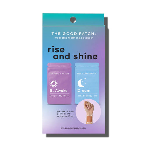 Energy patch for morning boost and increased productivity daily routine