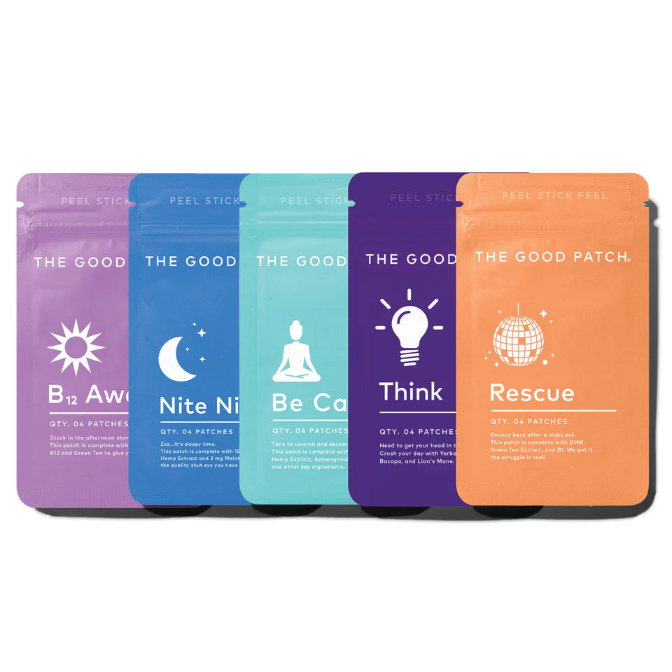 the starter set wellness patches sleep stress energy focus recovery wearable patches the good patch my wrinkles gone