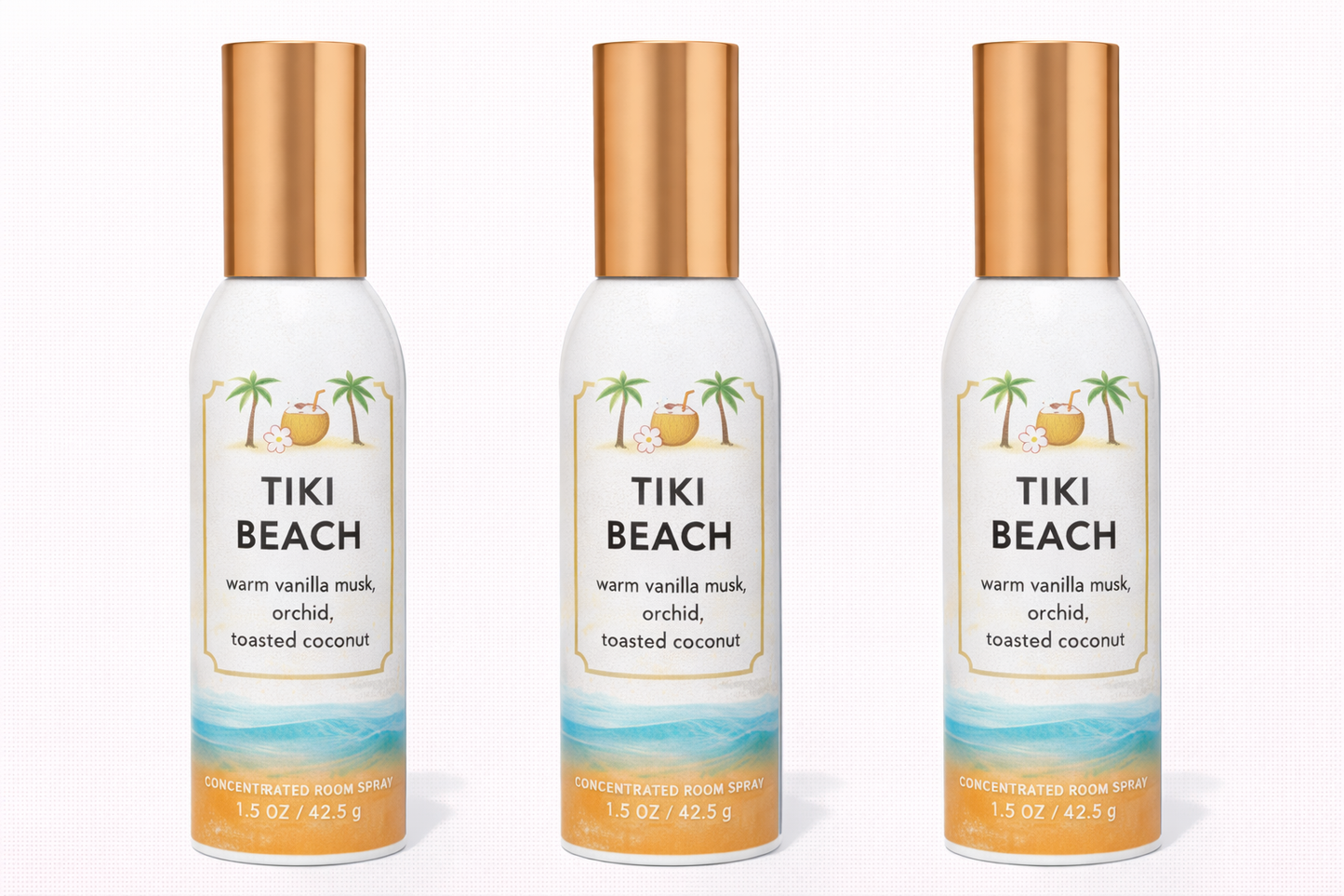 Tiki Beach Room Spray 3-Pack | Long-Lasting Home Fragrance