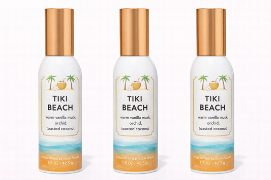 Tiki Beach Room Spray 3-Pack | Long-Lasting Home Fragrance