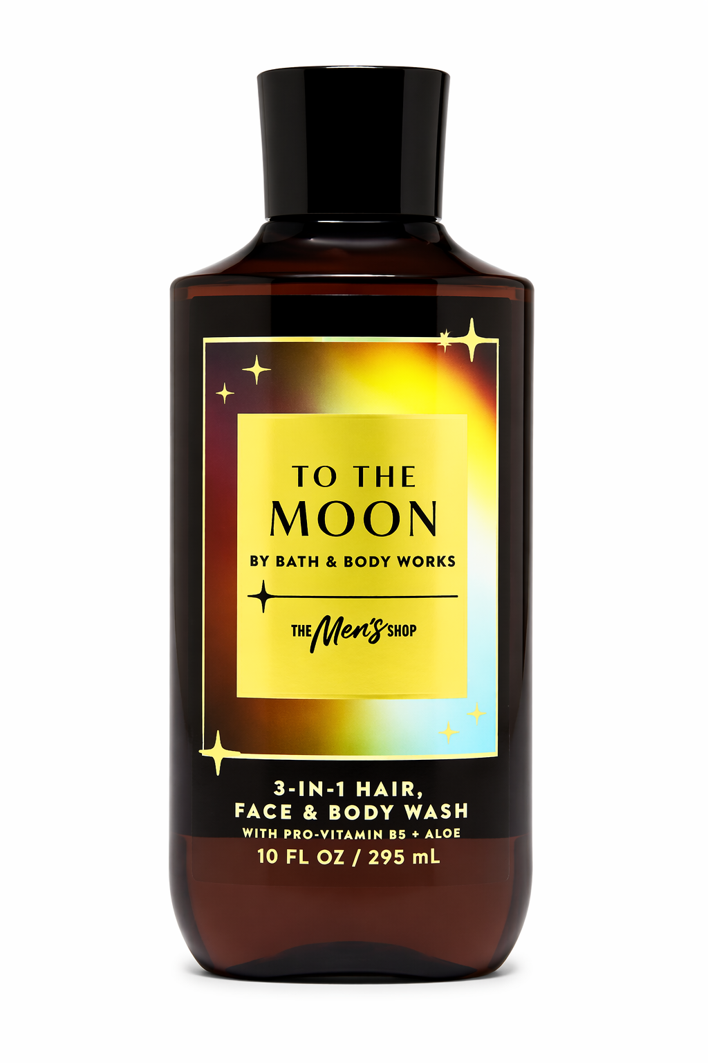 TO THE MOON Bath & Body Works 3-in-1 Hair Face Body Wash 10 oz men shower gel aloe vitamin B5 white background