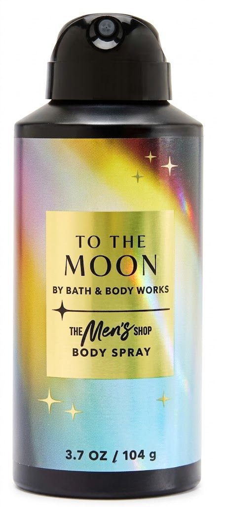 TO THE MOON Bath & Body Works Body Spray 3.7 oz men fragrance deodorant long lasting scent white background