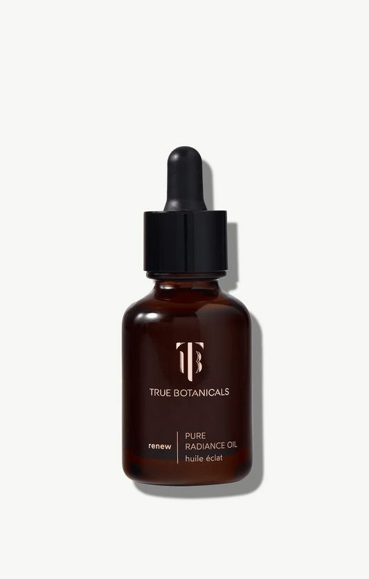 True Botanicals Renew Pure Radiance Hydrating Oil luxury clean beauty facial oil for glowing hydrated skin and anti aging skincare routines