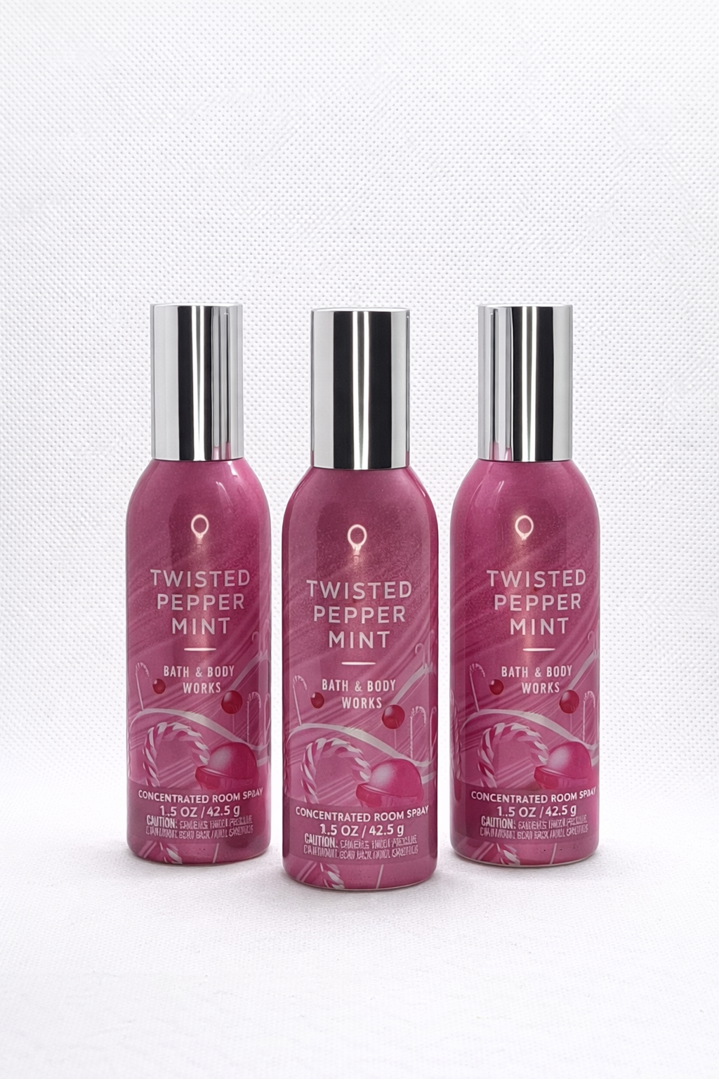Twisted Peppermint Room Spray 3 Room Spray 3 Pack | Home Fragrance 1.5 Oz / 42.5 G