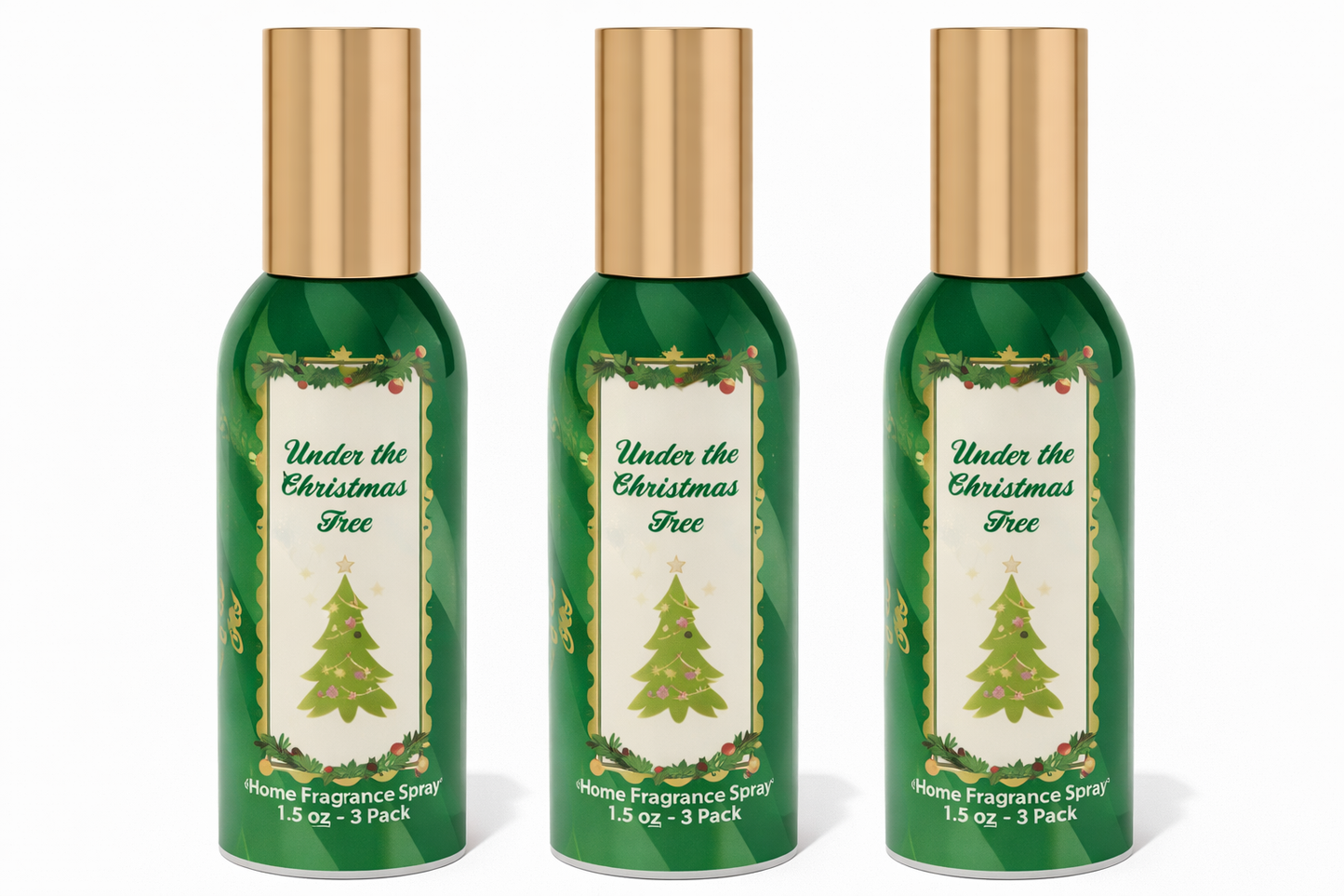 Under the Christmas Tree Room Spray 3-Pack | Long-Lasting Home Fragrance