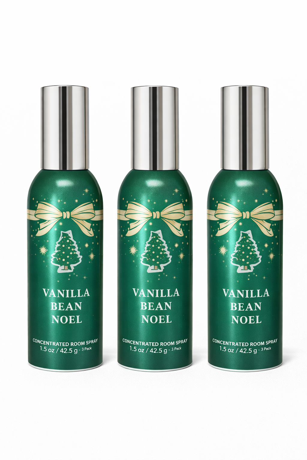 Vanilla Bean Noel Room Spray 3-Pack | Long-Lasting Home Fragrance