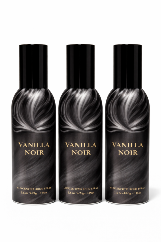 Vanilla Noir Room Spray 3-Pack | Long-Lasting Home Fragrance