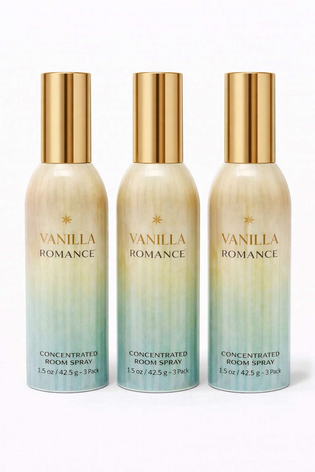 Vanilla Romance Room Spray 3-Pack | Long-Lasting Home Fragrance