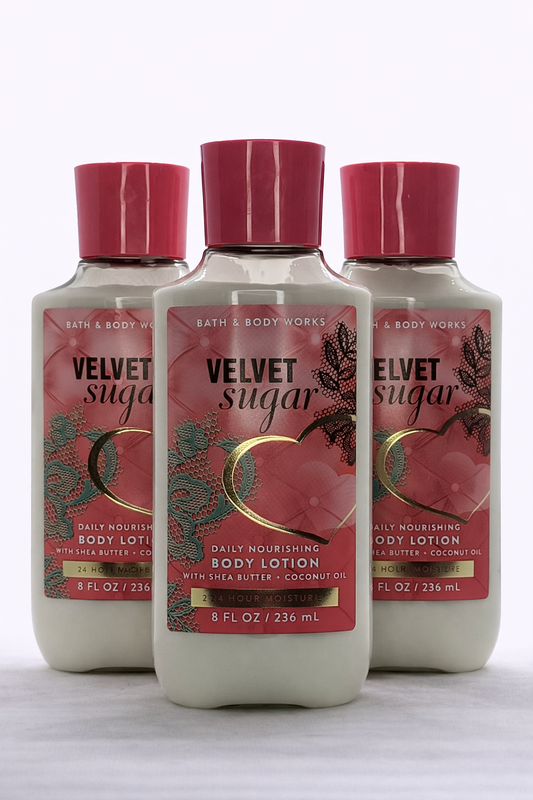 VELVET SUGAR Body Lotion 8 Oz / 236 Ml (Pack Of 3)