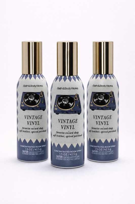 Vintage Vinyl Room Spray 3 Room Spray 3 Pack | Home Fragrance 1.5 Oz / 42.5 G
