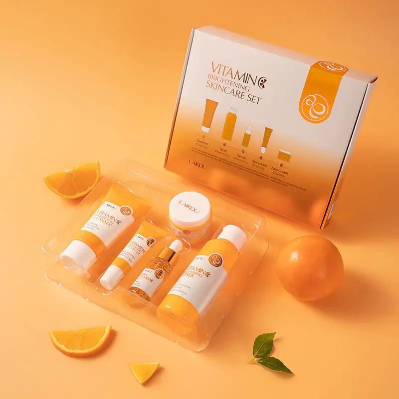 My Wrinkles Gone Vitamin C glow skincare routine set for radiant and refreshed skin