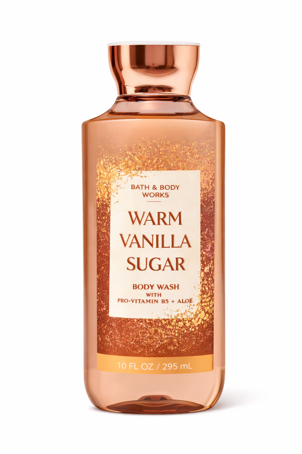 Bath and Body Works Warm Vanilla Sugar body wash 10 oz moisturizing shower gel with aloe sweet vanilla scent