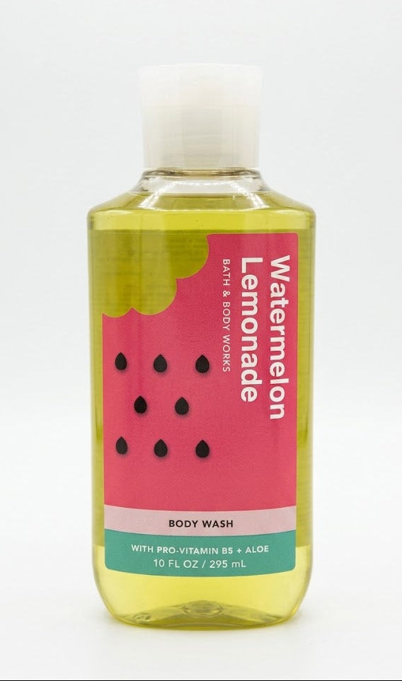 WATERMELON LEMONADE Bath & Body Works Body Wash 10 fl oz – refreshing fruity shower gel with watermelon and citrus scent