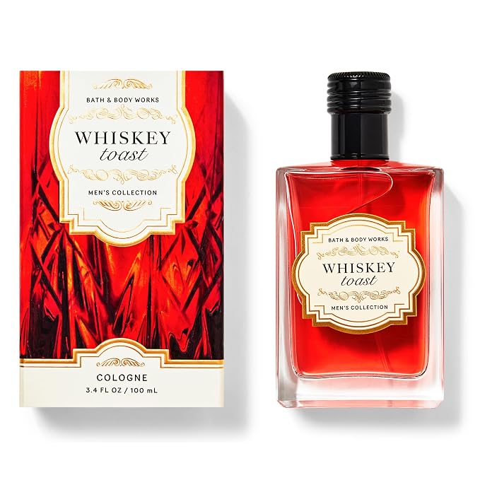 Bath & Body Works WHISKEY TOAST Men’s Cologne 3.4 fl oz spray bottle