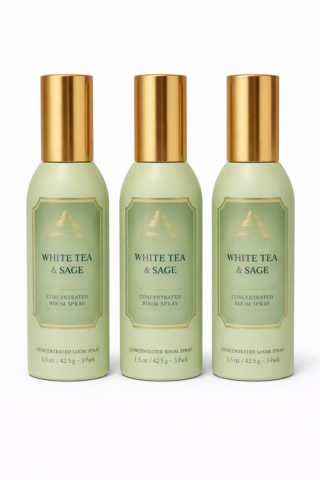 White Tea & Sage Room Spray 3-Pack | Long-Lasting Home Fragrance