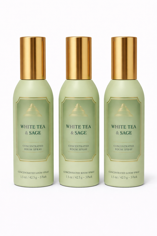 White Tea & Sage Room Spray 3-Pack | Long-Lasting Home Fragrance